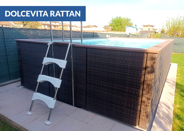 Piscine fuoriterra DOLCEVITA RATTAN